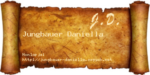 Jungbauer Daniella névjegykártya